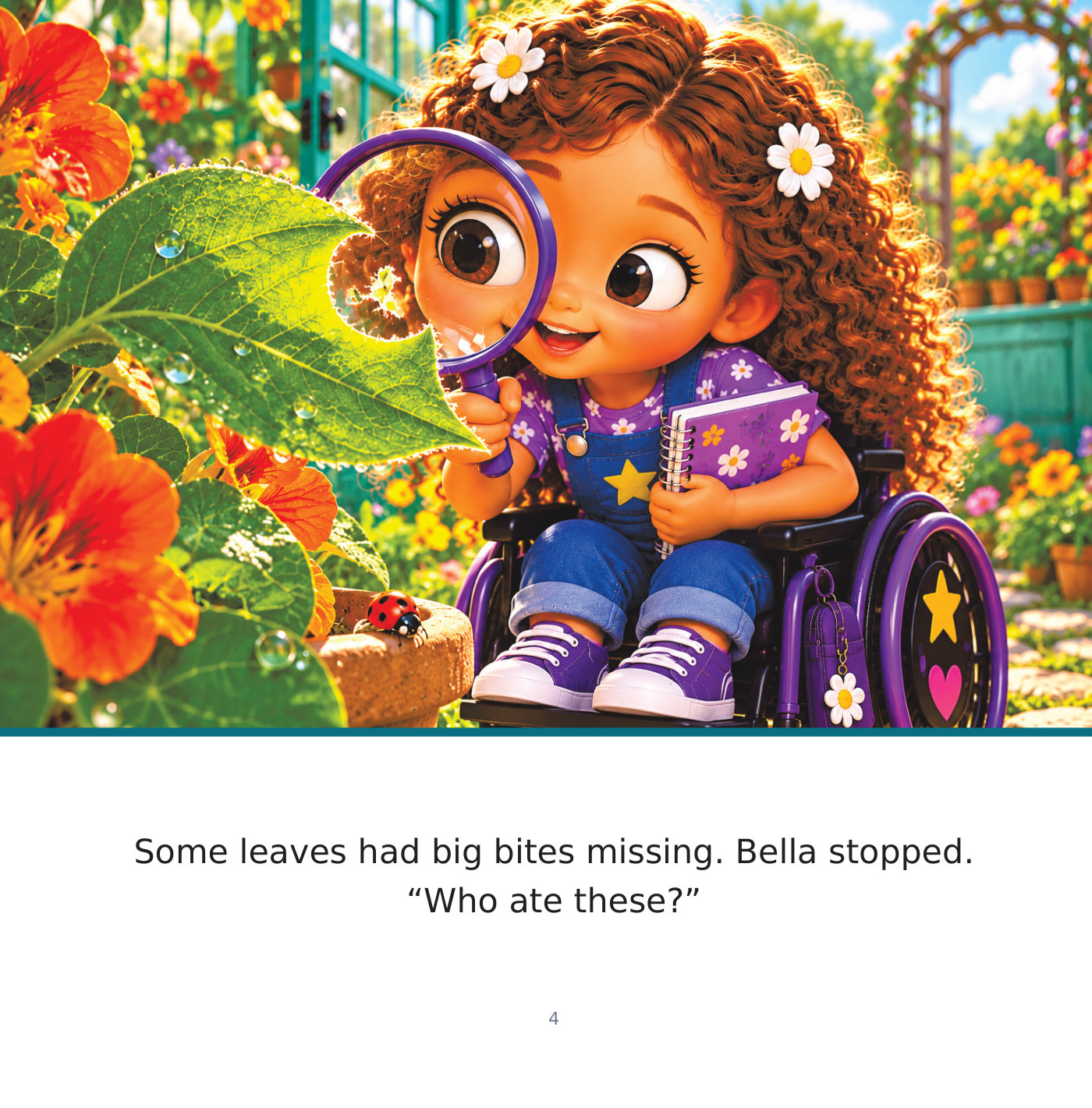 Illustrated story preview 2 from Bella and the Garden Dragon