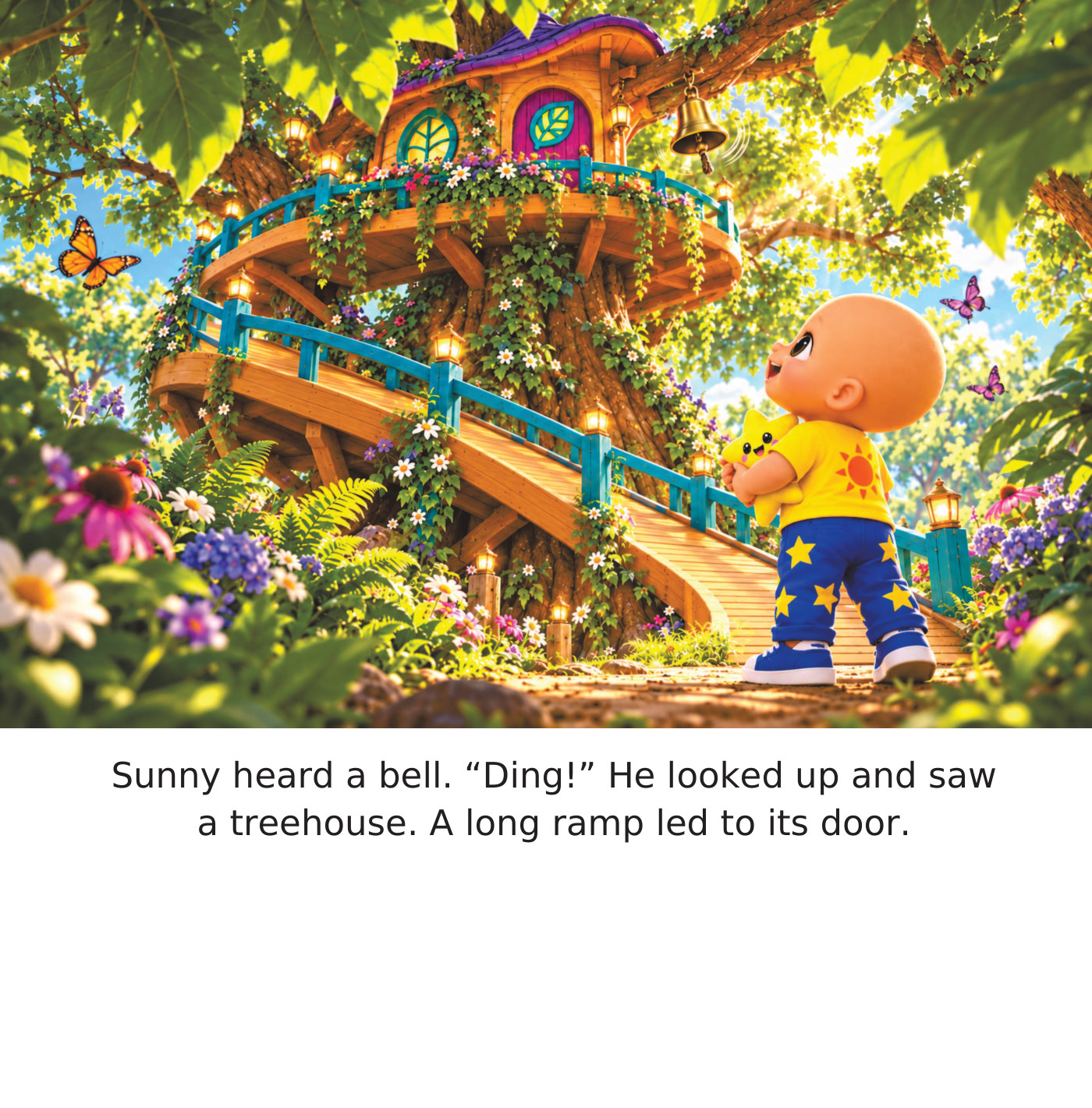 Illustrated story preview 1 from The Welcome Star