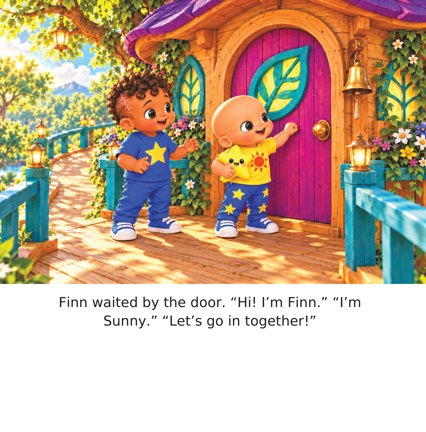 Illustrated story preview 2 from The Welcome Star